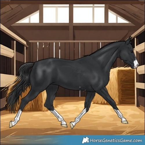 Horse Color:Black 
