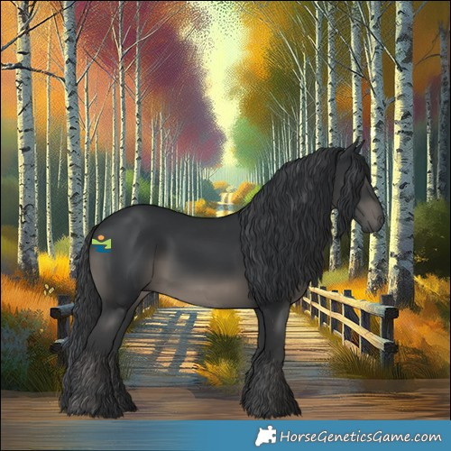 Horse Color:Black 