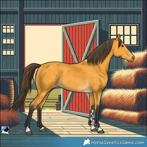Horse Color:Buckskin 