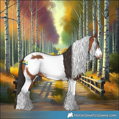 Horse Color:Bay Tobiano Frame 