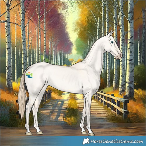 Horse Color:Perlino Dun 