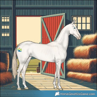 Horse Color:Perlino Dun 