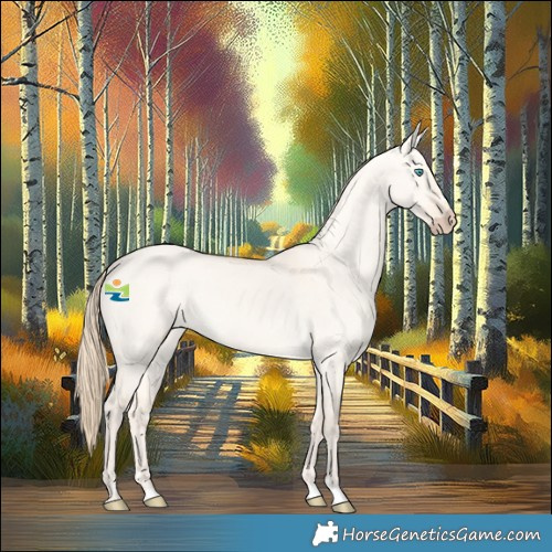 Horse Color:Perlino Dun 