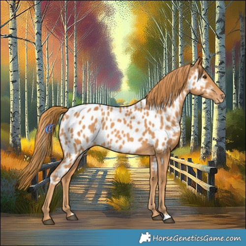 Horse Color:Chestnut Appaloosa 