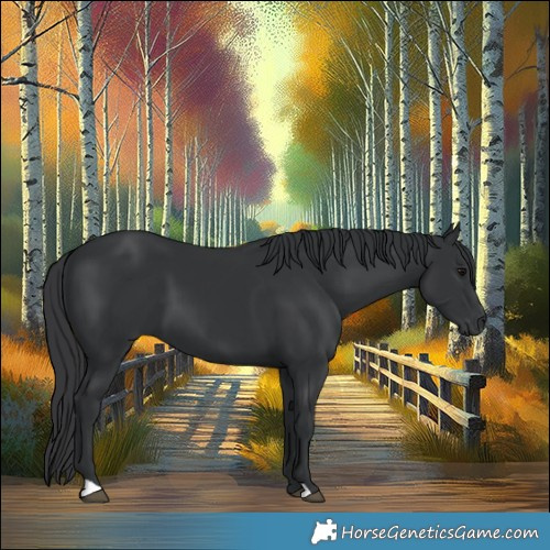 Horse Color:Black 
