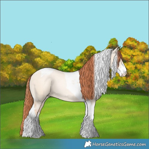 Horse Color:Sable Champagne Pearl Dun Sabino Tobiano 