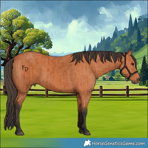 Horse Color:Bay  and Bay 