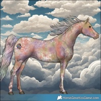 Horse Color:Nacre Silver Bay Ice 