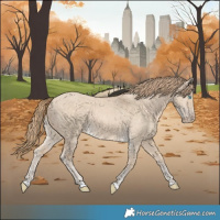 Horse Color:Perlino Dun