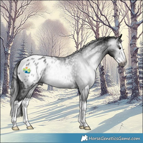 Horse Color:Gray Black Splash Blanket 