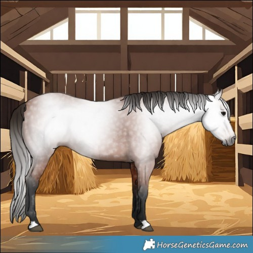 Horse Color:Gray Bay 