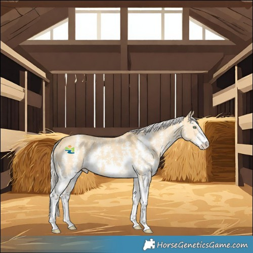 Horse Color:Silver Amber Cream Champagne Dun Sabino 