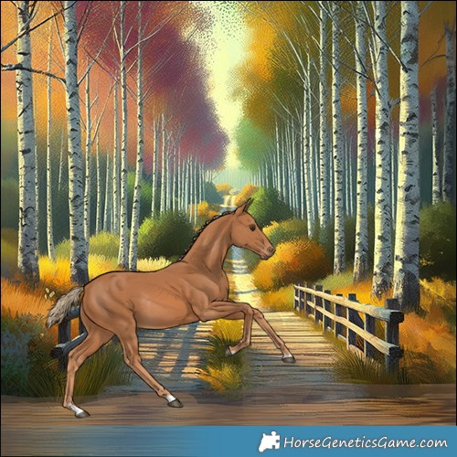 Horse Color:Chestnut Rabicano 