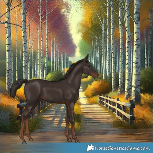 Horse Color:Liver Chestnut Rabicano 