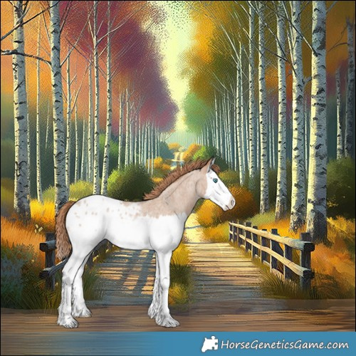 Horse Color:Red Dun Roan Splash Appaloosa 