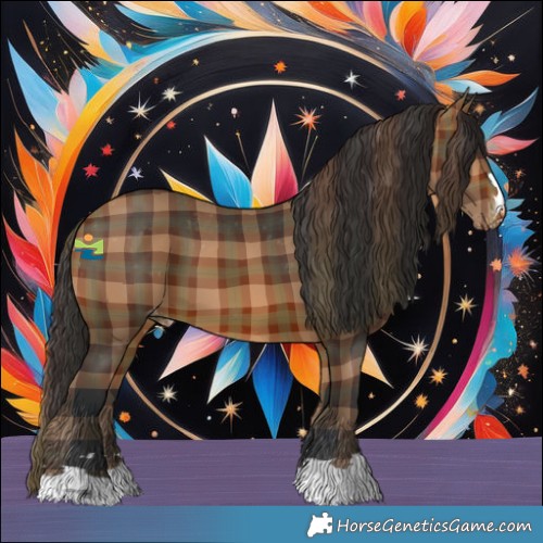 Horse Color:Plaid  Brown Appaloosa 
