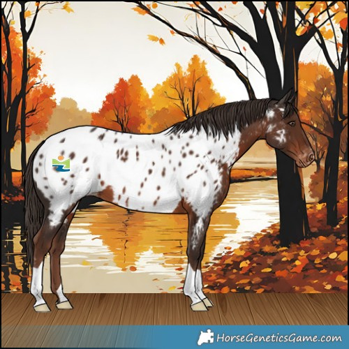 Horse Color:Liver Chestnut Near Leopard 