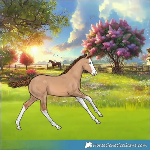 Horse Color:Red Dun Splash 