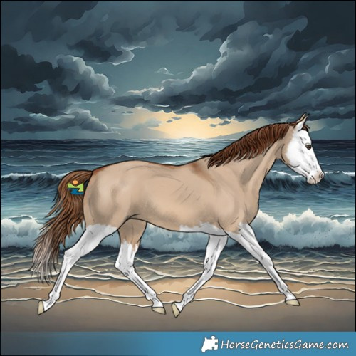Horse Color:Red Dun Splash 