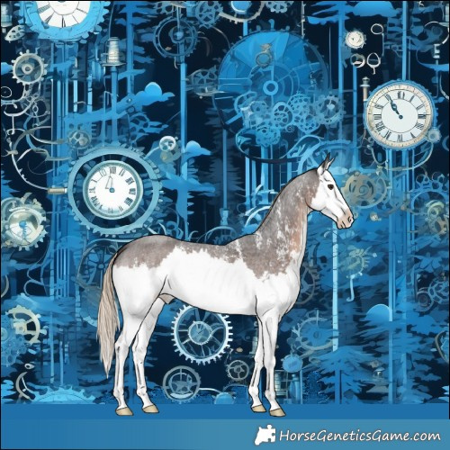 Horse Color:Liver Red Roan Sabino Splash 