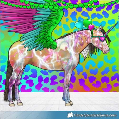 Horse Color:White Spotted Buckskin 