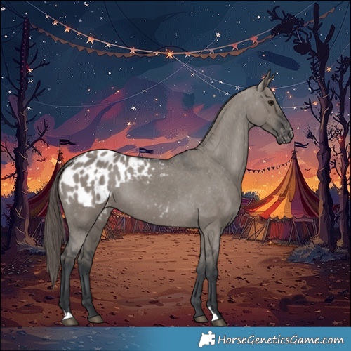 Horse Color:Grullo Appaloosa 