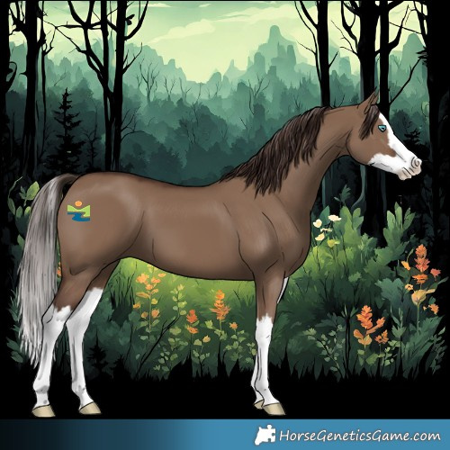 Horse Color:Liver Red Dun Splash 