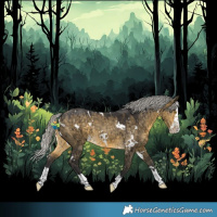 Horse Color:White Spotted Silver Buckskin Dun Splash Rabicano Brindle 