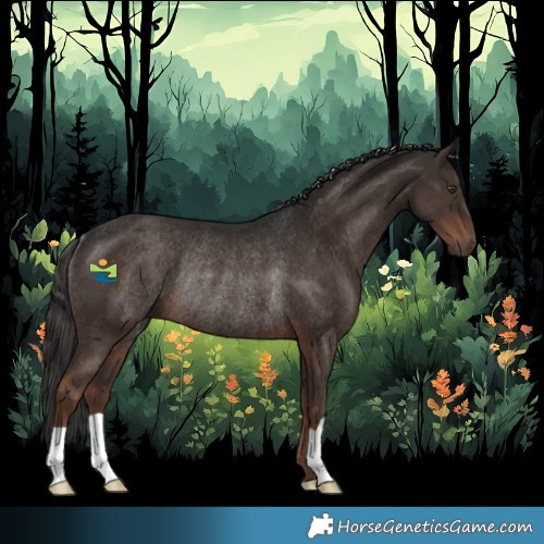 Horse Color:Liver Chestnut Rabicano