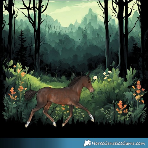 Horse Color:Liver Chestnut Rabicano