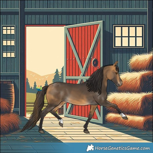 Horse Color:Buckskin 