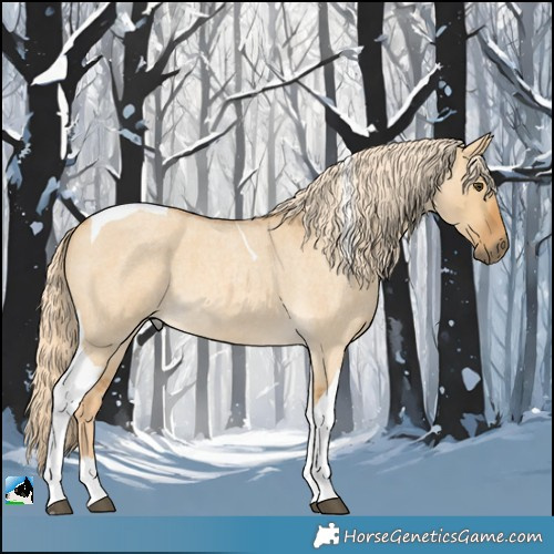 Horse Color:Palomino Roan Dun Tobiano 