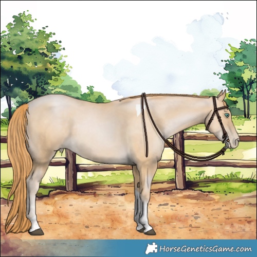 Horse Color:Smoky Black Pearl Tobiano 