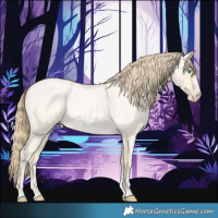 Horse Color:Buckskin Roan Pearl and Buckskin Roan Pearl