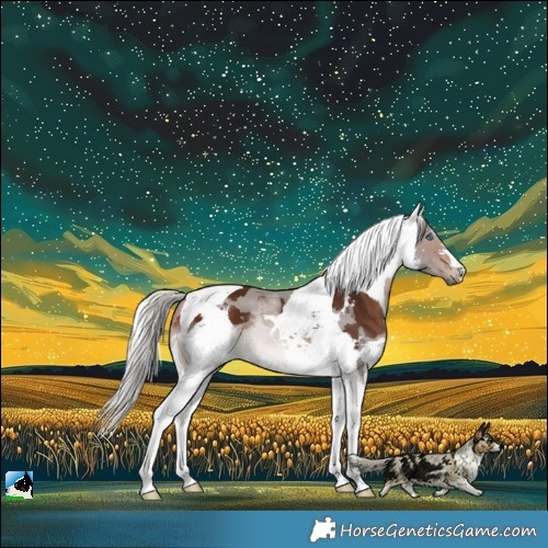 Horse Color:Silver Brown Merle