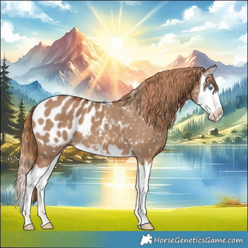 Horse Color:Red Dun Splash Appaloosa