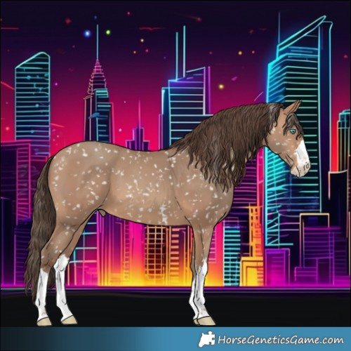 Horse Color:Sable Champagne Appaloosa 