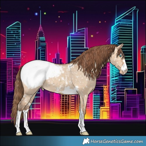 Horse Color:Amber Champagne Dun Appaloosa 
