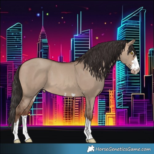 Horse Color:Sable Champagne Dun 