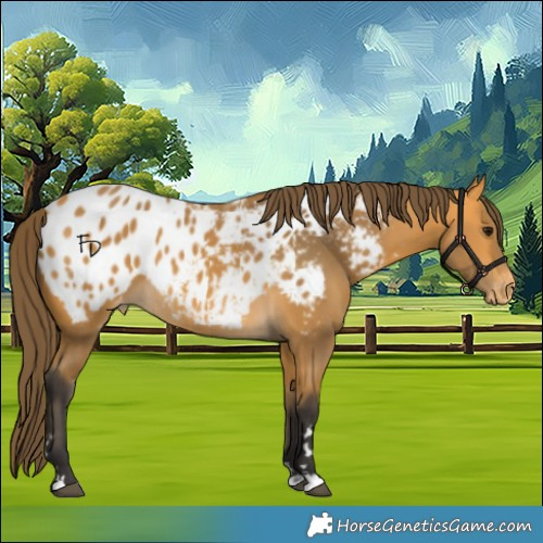 Horse Color:Buckskin Appaloosa 