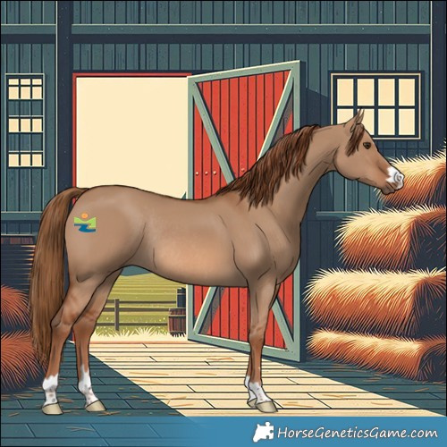 Horse Color:Red Dun Rabicano 