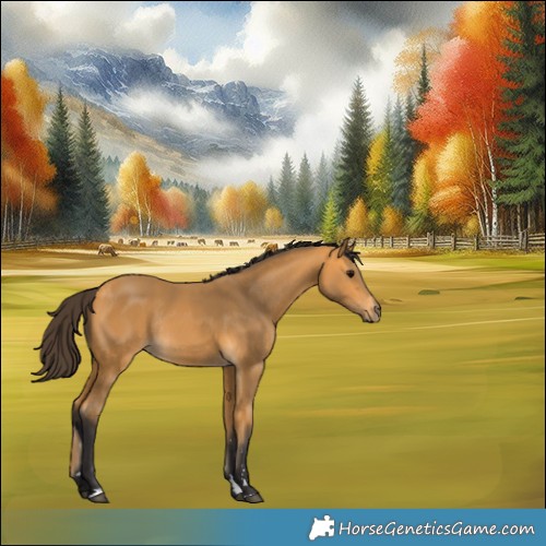 Horse Color:Buckskin Rabicano 