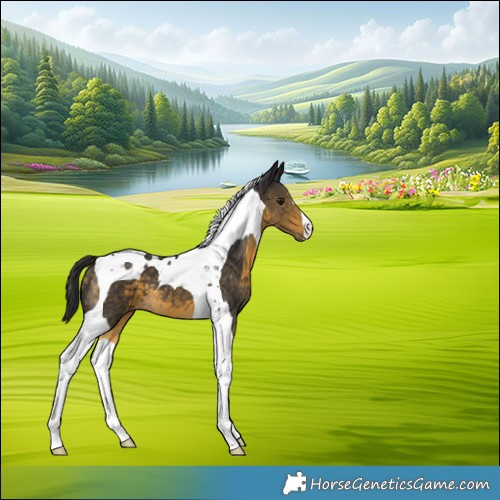 Horse Color:Buckskin Tobiano