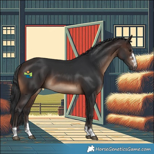 Horse Color:Brown 