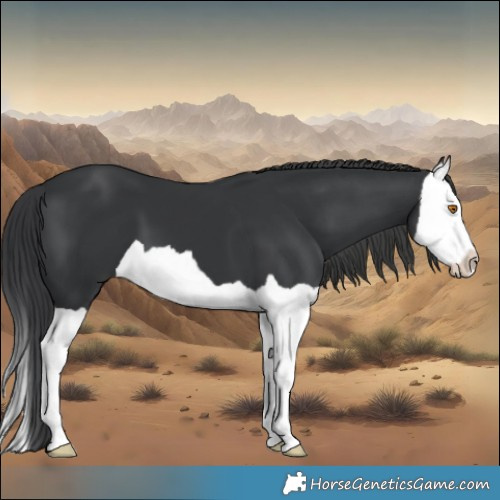 Horse Color:Black Splash 