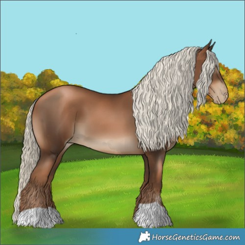 Horse Color:Gray Liver Chestnut Pearl Mushroom 