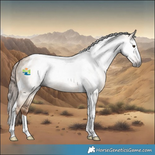 Horse Color:Gray Red Dun Tobiano 