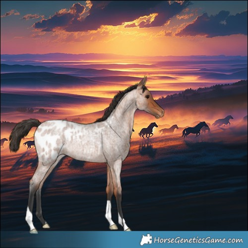Horse Color:Bay Roan Appaloosa Rabicano 