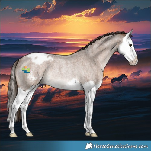 Horse Color:Liver Red Dun Roan Splash Appaloosa Rabicano 