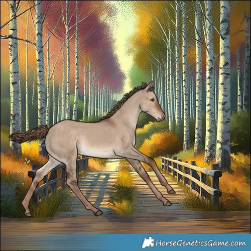 Horse Color:Liver Red Dun 